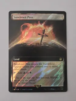 Sundown Pass (Extended Art) (Surge Foil) Universes Beyond: Doctor Who Foil - Image 1