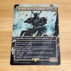 Jin Sakai, Ghost of Tsushima, Foil, Secret Lair 2226, Magic MTG NM 001 - Image 1
