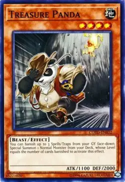 Treasure Panda - COTD-EN032 - Common - Unlimited Edition - Moderately Played - Image 1