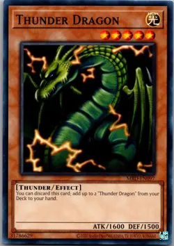 Thunder Dragon MRD-EN097 Metal Raiders (25th Anniversary Edition) Yu-Gi-Oh LP - Image 1