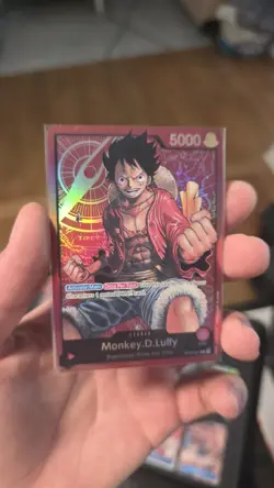 Monkey.D.Luffy - ST01-001 - Leader - Pre-Errata - One Piece TCG RARE PRE ERRATA - Image 1