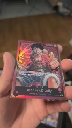 Monkey.D.Luffy - ST01-001 - Leader - Pre-Errata - One Piece TCG RARE PRE ERRATA - Image 2