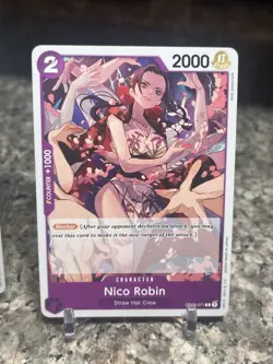 One Piece Nico Robin 4 Card Lot (op09-062, Op09-033, Op09-071, Japanese Op10-089 - Image 4
