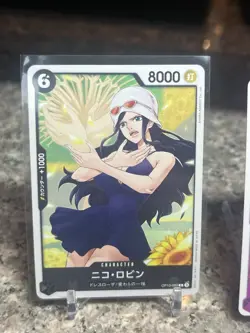 One Piece Nico Robin 4 Card Lot (op09-062, Op09-033, Op09-071, Japanese Op10-089 - Image 5