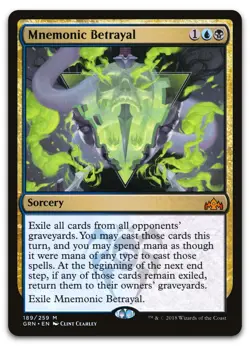 Mnemonic Betrayal #189 (LP) Guilds of Ravnica GRN Magic MTG - Image 1