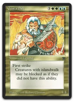 Gosta Dirk (NM) Legends LEG Magic MTG - Image 1