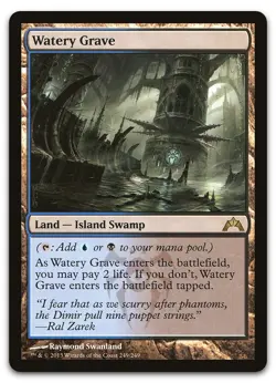 Watery Grave #249 (LP) Gatecrash GTC Magic MTG - Image 1