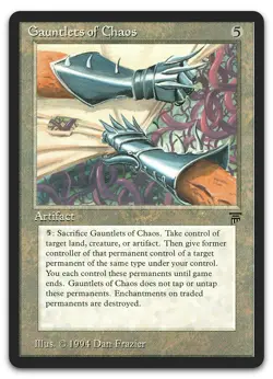 Gauntlets of Chaos (NM) Legends LEG Magic MTG - Image 1