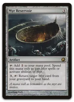 Myr Reservoir #183 (LP) Scars of Mirrodin SOM Magic MTG - Image 1