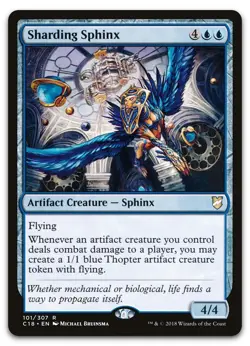 Sharding Sphinx #101 (LP) Commander 2018 C18 Magic MTG - Image 1