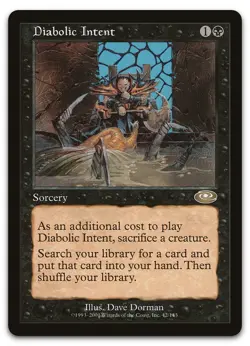 Diabolic Intent #42 (NM) Planeshift PLS Magic MTG - Image 1