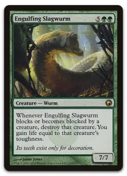 Engulfing Slagwurm #118 (LP) Scars of Mirrodin SOM Magic MTG - Image 1
