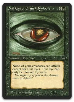 Evil Eye of Orms-By-Gore (NM) Legends LEG Magic MTG - Image 1