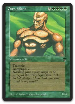 Craw Giant (NM) Legends LEG Magic MTG - Image 1