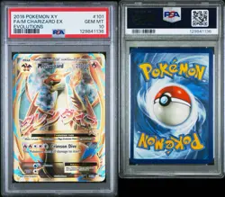 Pokemon TCG M Charizard EX Full Art Holo English PSA 10 2016 101/108 - Image 3
