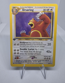 Pokemon TCG Neo Discovery Ursaring 34/75 Rare Regular 1st Edition EN NM - Image 1