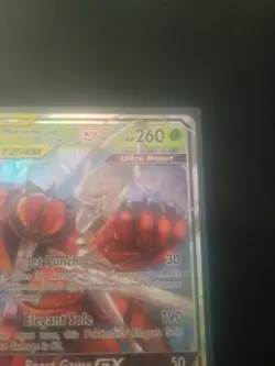 Pokemon TCG Pheromosa & Buzzwole GX Card 1/214 Unbroken Bonds Tag Team (Nm) - Image 2