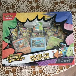 Pokemon TCG Mega Evolution Ascended Heroes First Partners Deluxe Pin Collection - Image 1