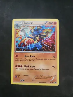 Pokemon TCG Lucario Promo XY140 Holo - Image 1