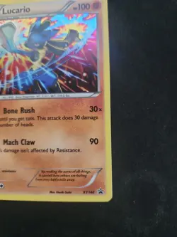 Pokemon TCG Lucario Promo XY140 Holo - Image 3