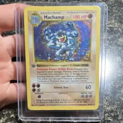Machamp 1st Edition Holo Rare 8/102 Deck Exclusives 100 HP English - Image 1