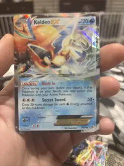 Pokemon Keldeo EX Boundaries Crossed 49/149 Holo Ultra Rare HP170 Secret Sword - Image 1