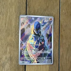 Pokemon TCG White Flare Sawk 130/086 Illustration Rare English NM - Image 2