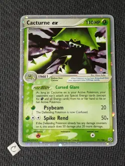 Cacturne ex 91/106 - EX Emerald Ultra Rare Holo Pokemon TCG NM - Image 1