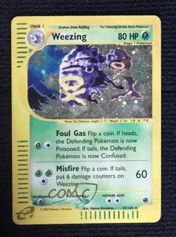 Weezing Holo Pokemon e-Card Series Expedition #32 2002 - Image 1