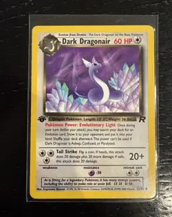 Pokemon TCG Dark Dragonair 33/82 Team Rocket Regular Uncommon English 60 HP - Image 1
