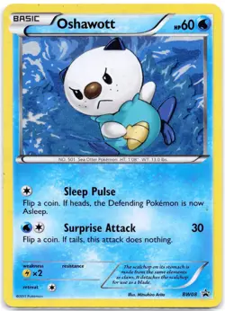 Oshawott BW08 Holo Black And White Promo MP - Image 1