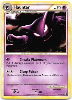 Haunter 35/102 HGSS Triumphant MP - Image 1