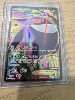 Pokemon Gengar EX (114 Full Art) 114/119 XY-Phantom Forces Holo NM- - Image 1