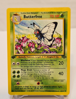 Butterfree 33/64 Uncommon 1st Edition Jungle Pokemon 1858 - Image 1