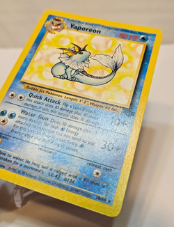 Vaporeon 28/64 Rare Unlimited Jungle Pokemon 1874 - Image 2