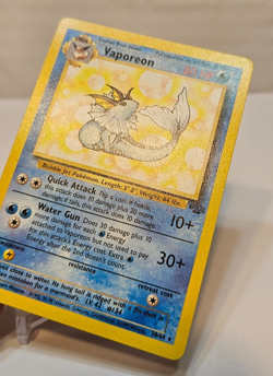 Vaporeon 28/64 Rare Unlimited Jungle Pokemon 1874 - Image 3