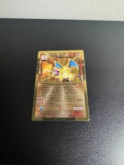 Pokemon Celebrations Charizard Gold Metal Card #4/102 Promo 25th Anniversary - Image 3