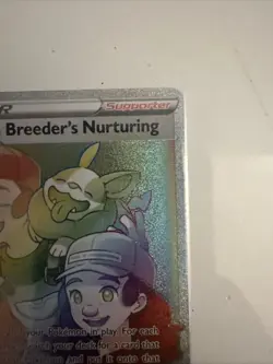Pokemon TCG Pokemon Breeders Nurturing 195/189 Rainbow Rare Darkness Ablaze Card - Image 4