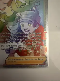 Pokemon TCG Pokemon Breeders Nurturing 195/189 Rainbow Rare Darkness Ablaze Card - Image 5