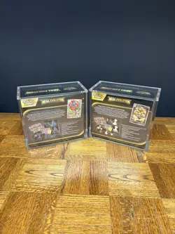 Pokemon Mega Evolution ETBs Set Of 2 Factory Sealed W/ Acrylic Case Protector. - Image 3