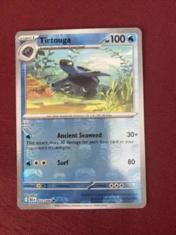 Pokemon TCG Tirtouga Master Ball Reverse Holo Black Bolt 022/086 - Image 1