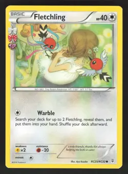 Fletchling RC25/RC32 Pokemon TCG Generations: Radiant Collection MP - Image 1