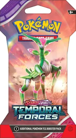 Pokemon TCG Scarlet & Violet 05 Temporal Forces Sleeved Additional Booster Pack - Image 2