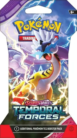 Pokemon TCG Scarlet & Violet 05 Temporal Forces Sleeved Additional Booster Pack - Image 4