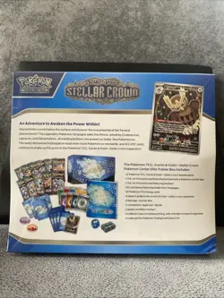 Pokemon TCG: Stellar Crown Pokemon Center Exclusive Elite Trainer Box ETB SEALED - Image 4