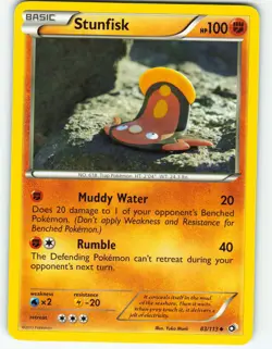 Stunfisk - 83/113 Legendary Treasures - Pokemon TCG - 2013 - Image 1