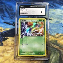 Dratini Delta Species 46/101 EX Dragon Frontiers Reverse Holo CGC Mint 9 POP 32 - Image 1