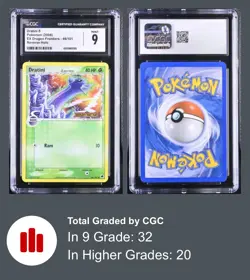 Dratini Delta Species 46/101 EX Dragon Frontiers Reverse Holo CGC Mint 9 POP 32 - Image 4
