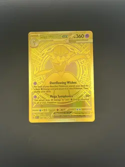 ⭐PACK FRESH⭐Pokemon Gold Mega Gardevoir EX 187/132 Mega Evolution MHR - Image 1