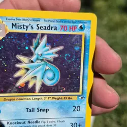 Misty's Seadra Prerelease Holo Promo WotC 009/132 70 HP English - Image 5